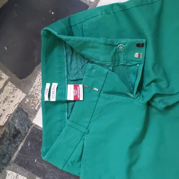 Merona stretch green ankle pant - Picture 3 of 3